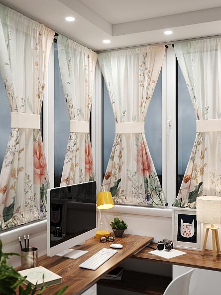 Тюль портьеры для кухни Иомикс - 184 - фото 2