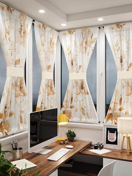 Тюль портьеры для кухни Иомикс - 183 - фото 2