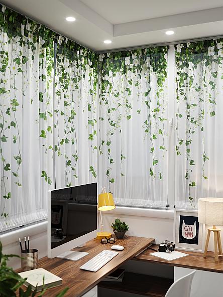 Тюль портьеры для кухни Иомикс - 182 - фото 4