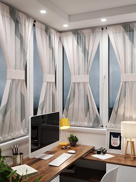 Тюль портьеры для кухни Иомикс - 176 - фото 2