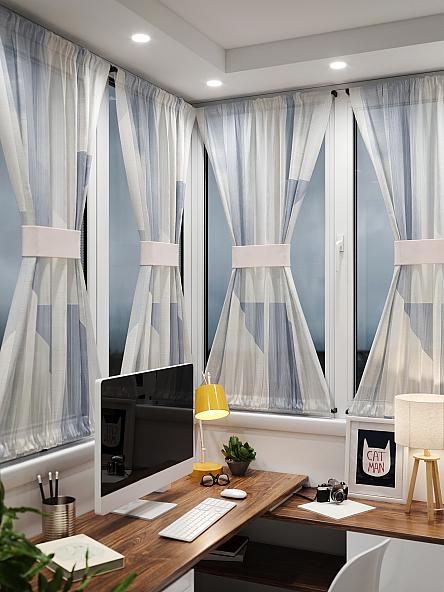 Тюль портьеры для кухни Иомикс - 175 - фото 2