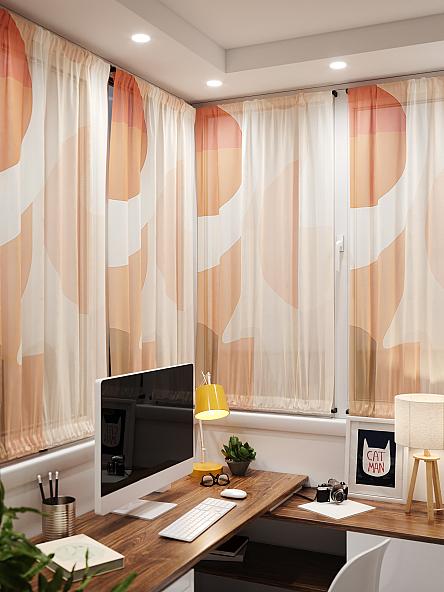 Тюль портьеры для кухни Иомикс - 173 - фото 4