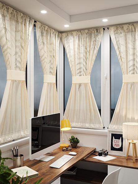 Тюль портьеры для кухни Иомикс - 167 - фото 2