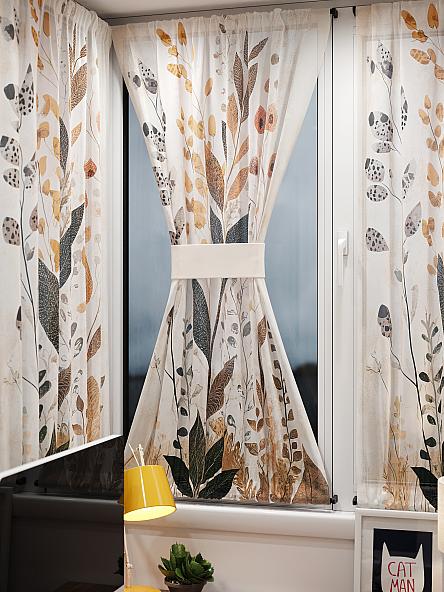 Тюль портьеры для кухни Иомикс - 165 - фото 9