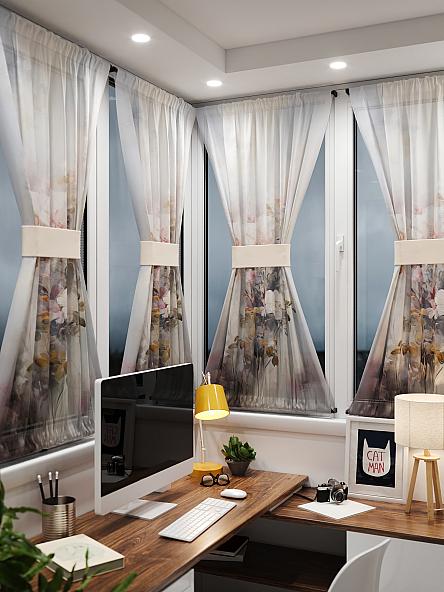 Тюль портьеры для кухни Иомикс - 164 - фото 2