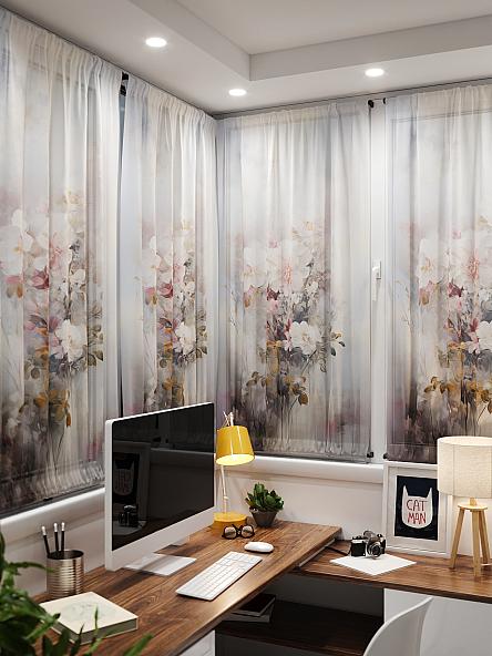 Тюль портьеры для кухни Иомикс - 164 - фото 4