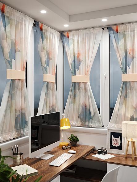 Тюль портьеры для кухни Иомикс - 163 - фото 2