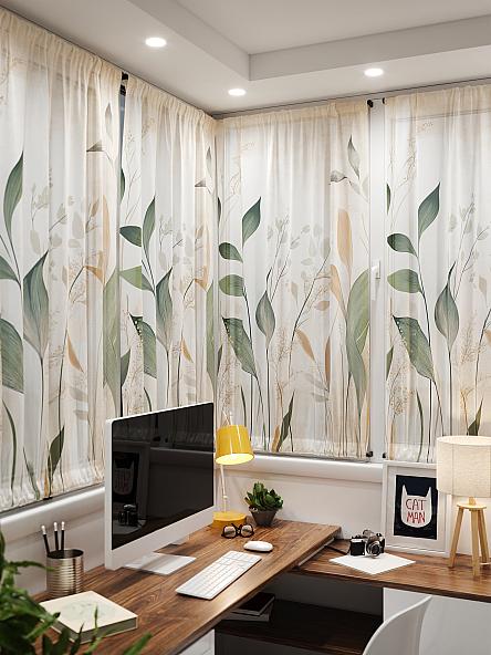 Тюль портьеры для кухни Иомикс - 159 - фото 4