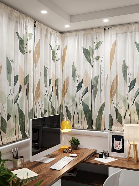 Тюль портьеры для кухни Иомикс - 158 - фото 4