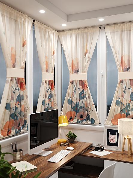 Тюль портьеры для кухни Иомикс - 157 - фото 2