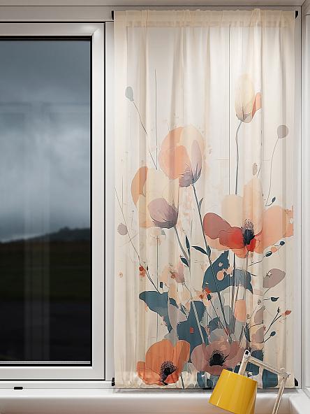 Тюль портьеры для кухни Иомикс - 157 - фото 5