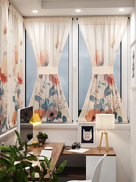 Тюль портьеры для кухни Иомикс - 157 - фото 8