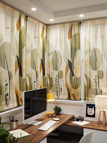 Тюль портьеры для кухни Иомикс - 155 - фото 4