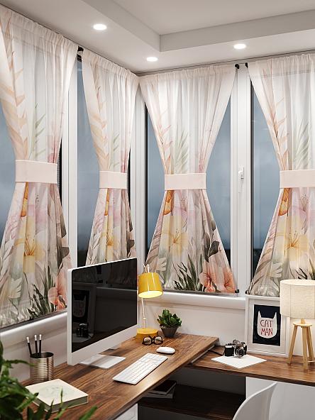 Тюль портьеры для кухни Иомикс - 152 - фото 2