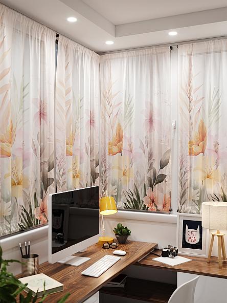 Тюль портьеры для кухни Иомикс - 152 - фото 4