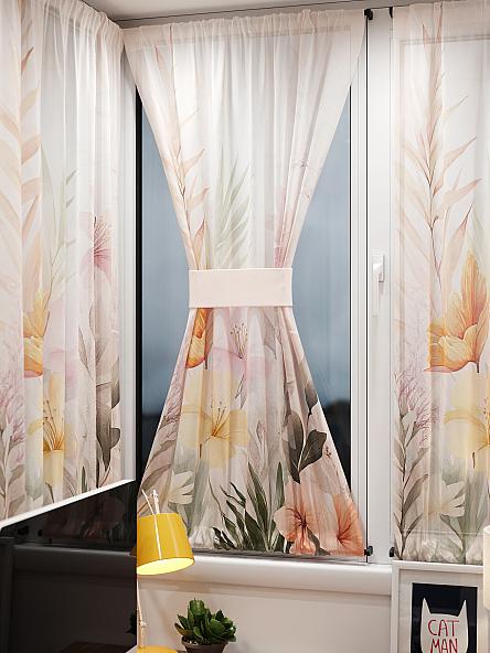 Тюль портьеры для кухни Иомикс - 152 - фото 9