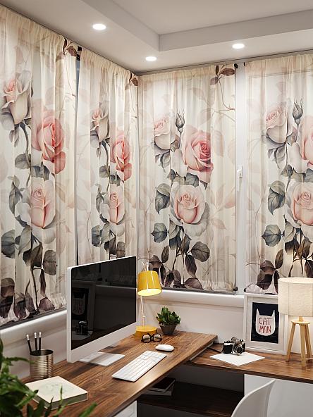 Тюль портьеры для кухни Иомикс - 151 - фото 4