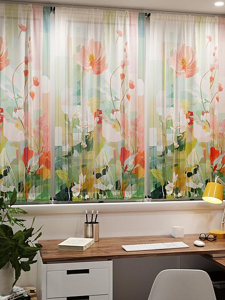 Тюль портьеры для кухни Иомикс - 148 - фото 7