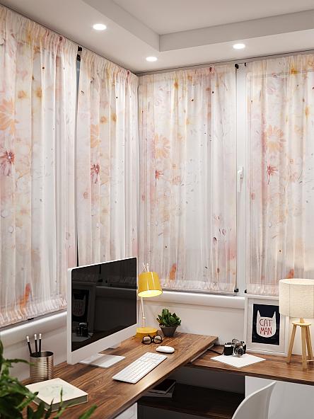 Тюль портьеры для кухни Иомикс - 144 - фото 4