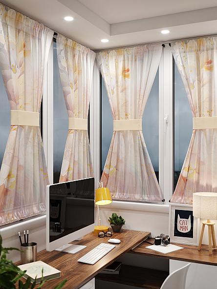 Тюль портьеры для кухни Иомикс - 143 - фото 2