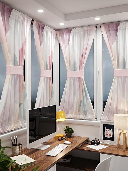 Тюль портьеры для кухни Иомикс - 142 - фото 2