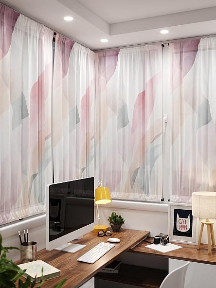 Тюль портьеры для кухни Иомикс - 142 - фото 4