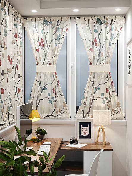 Тюль портьеры для кухни Иомикс - 140 - фото 8