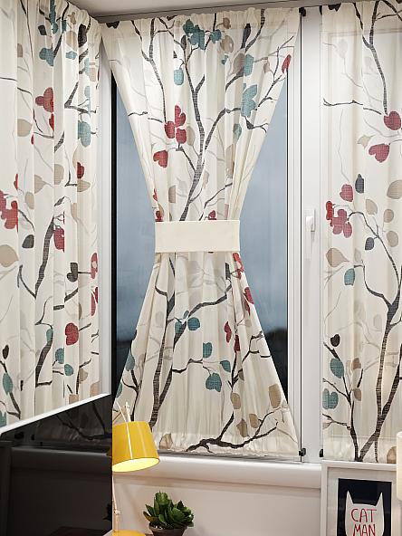 Тюль портьеры для кухни Иомикс - 140 - фото 9