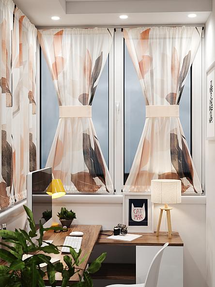 Тюль портьеры для кухни Иомикс - 139 - фото 8