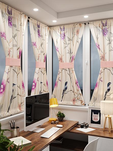 Тюль портьеры для кухни Иомикс - 138 - фото 2