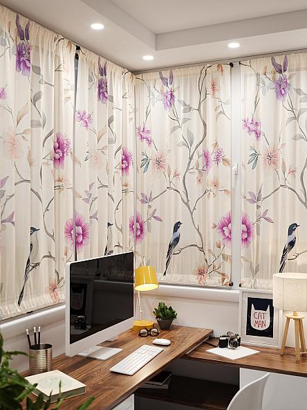 Тюль портьеры для кухни Иомикс - 138 - фото 4