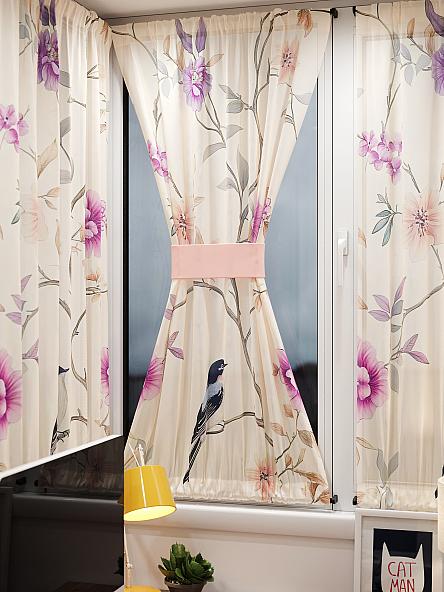 Тюль портьеры для кухни Иомикс - 138 - фото 9