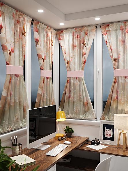 Тюль портьеры для кухни Иомикс - 134 - фото 2