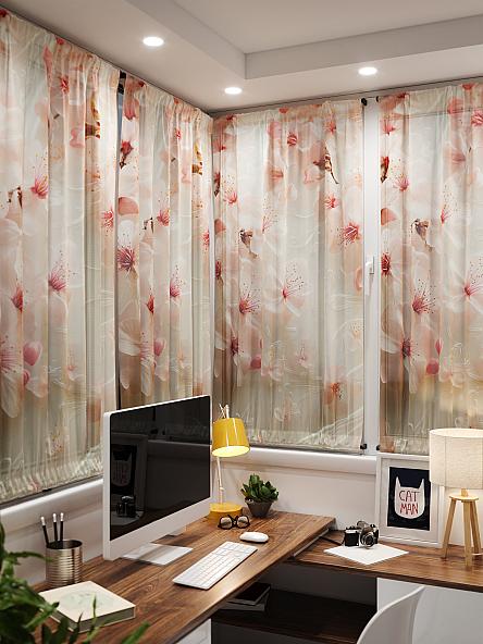 Тюль портьеры для кухни Иомикс - 134 - фото 4