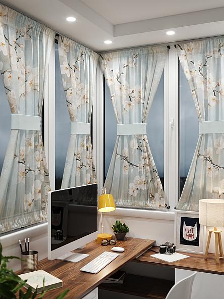 Тюль портьеры для кухни Иомикс - 126 - фото 2