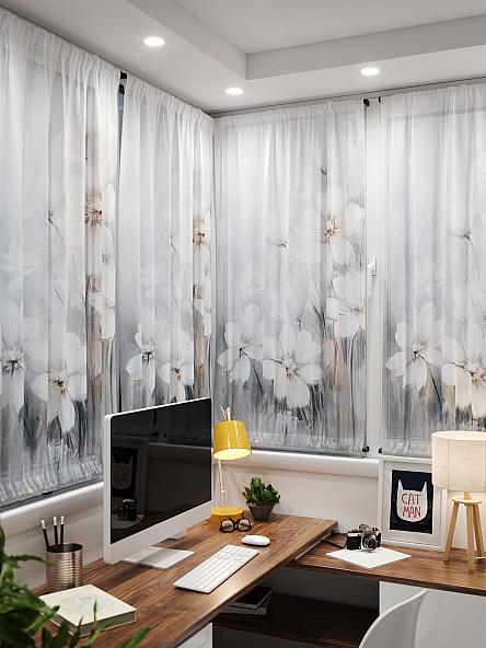 Тюль портьеры для кухни Иомикс - 123 - фото 4