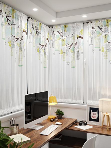 Тюль портьеры для кухни Иомикс - 122 - фото 4