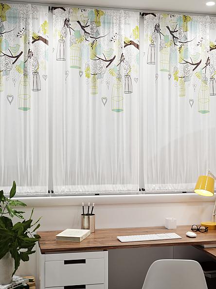 Тюль портьеры для кухни Иомикс - 122 - фото 7