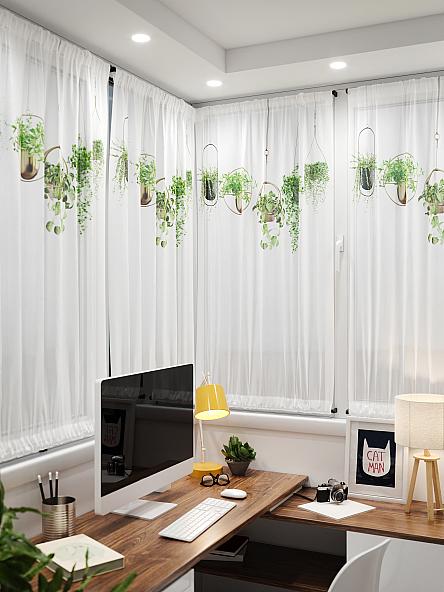 Тюль портьеры для кухни Иомикс - 121 - фото 4