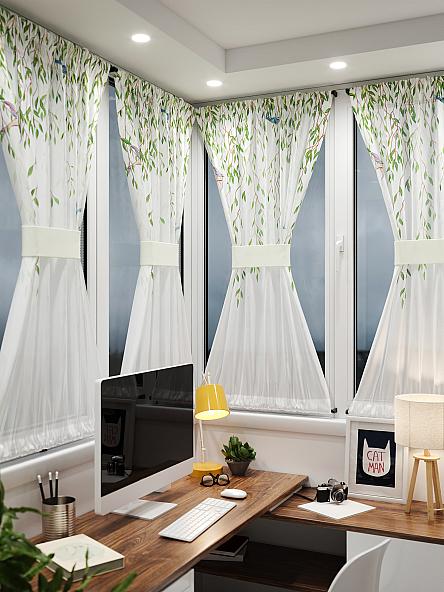 Тюль портьеры для кухни Иомикс - 120 - фото 2