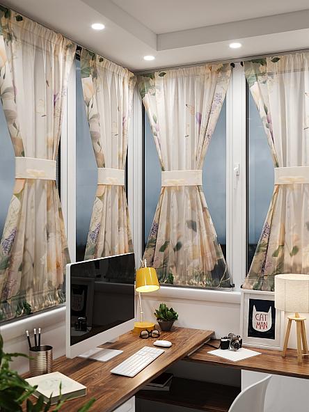 Тюль портьеры для кухни Иомикс - 32 - фото 2