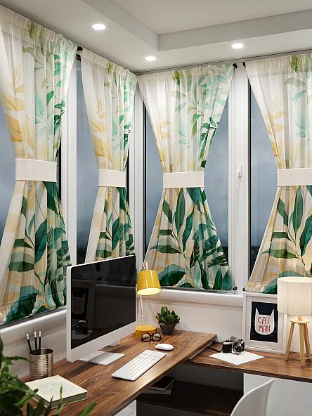 Тюль портьеры для кухни Иомикс - 33 - фото 3