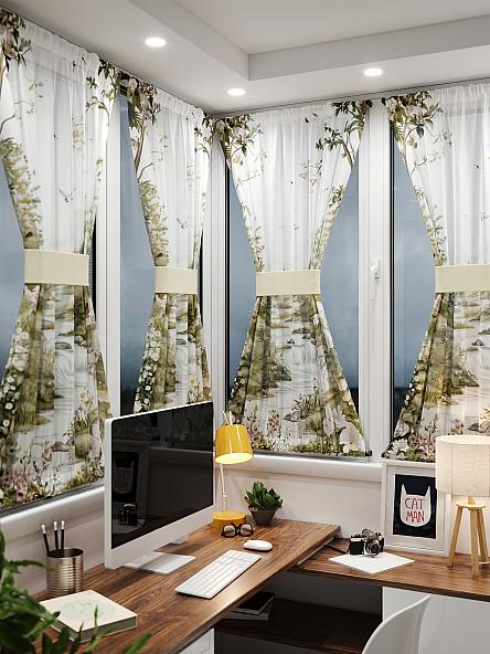 Тюль портьеры для кухни Иомикс - 36 - фото 2