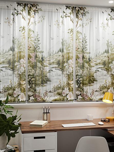 Тюль портьеры для кухни Иомикс - 36 - фото 7