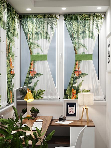 Тюль портьеры для кухни Иомикс - 39 - фото 8