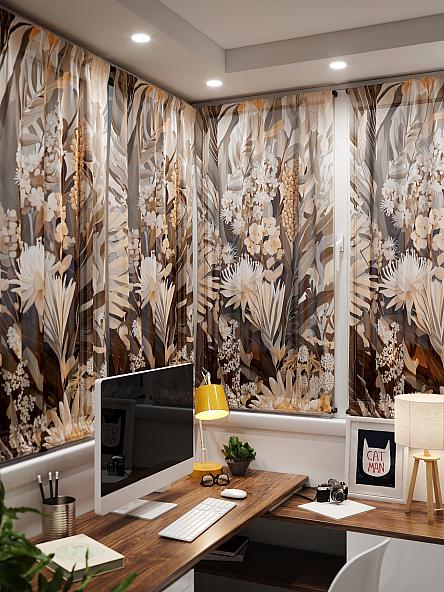 Тюль портьеры для кухни Иомикс - 41 - фото 4