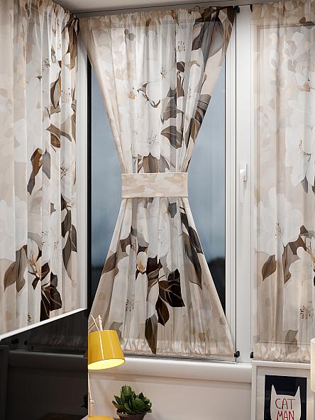 Тюль портьеры для кухни Иомикс - 42 - фото 9