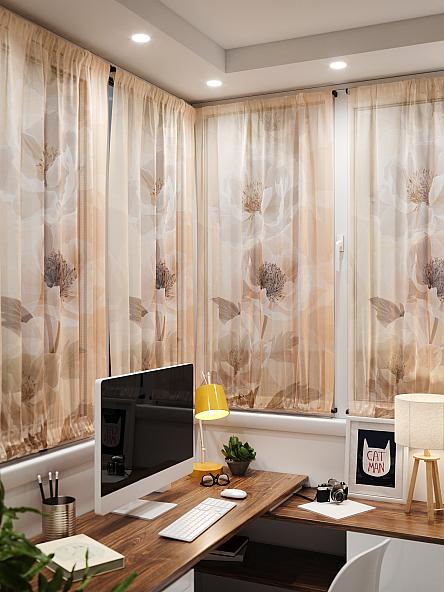 Тюль портьеры для кухни Иомикс - 45 - фото 4