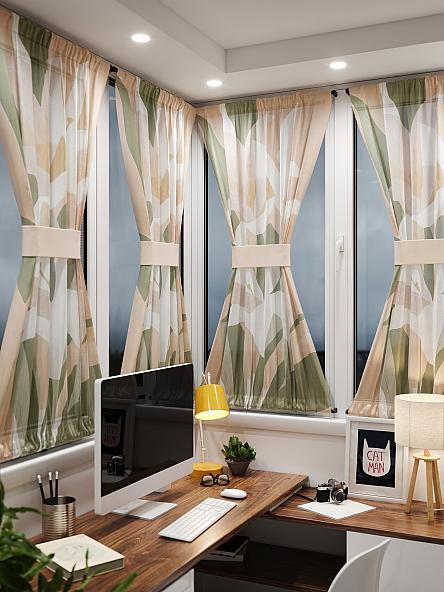 Тюль портьеры для кухни Иомикс - 48 - фото 2