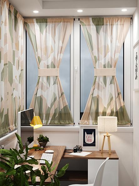 Тюль портьеры для кухни Иомикс - 48 - фото 8